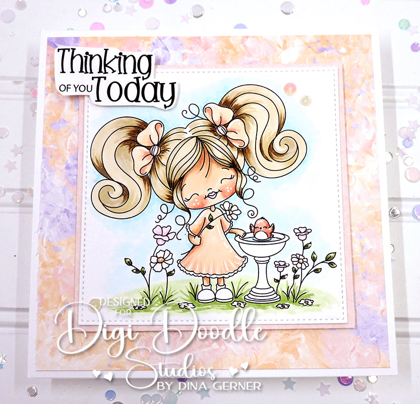 Iv Rose Digi Stamp
