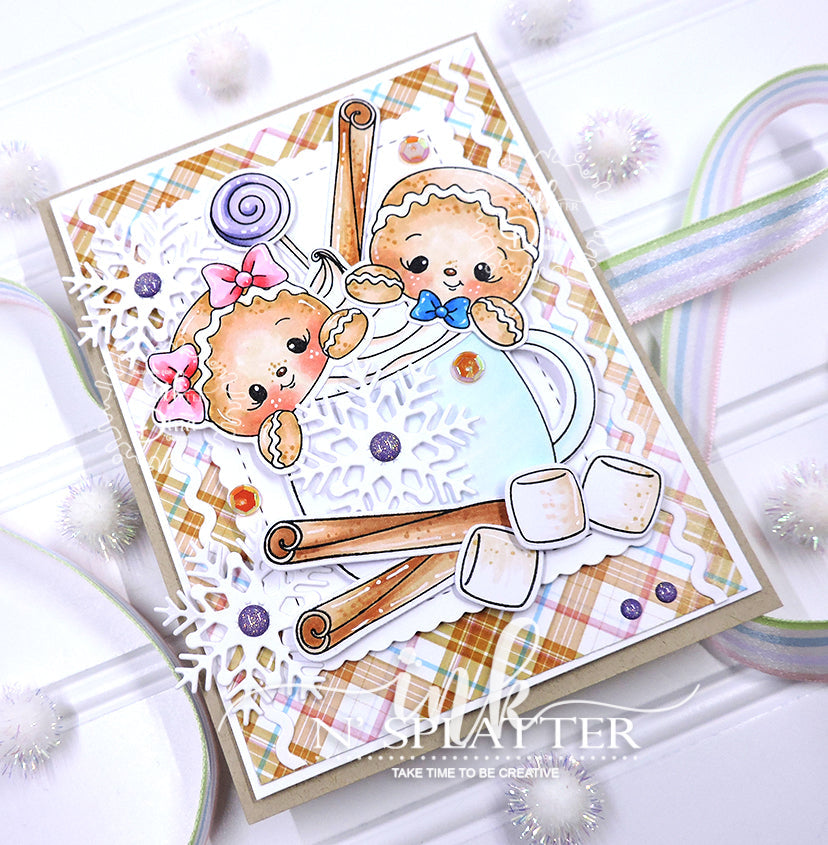 Gingerbread Mug Love Stamp Set