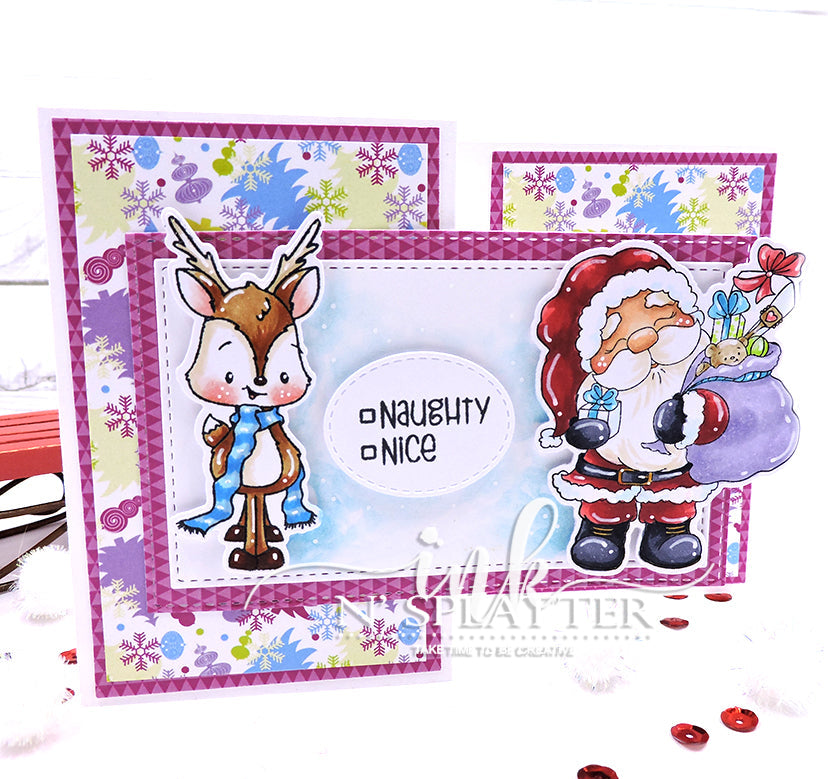 Jolly Santas Stamp Set