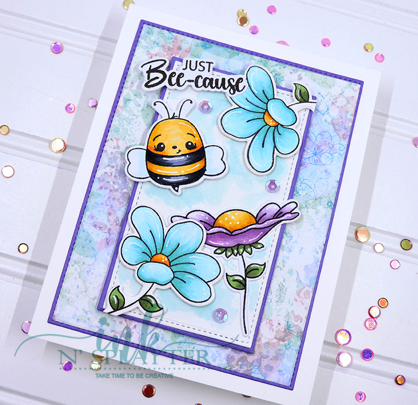 Honey Bee Sweet Blue 6x6 Pattern Paper Pad