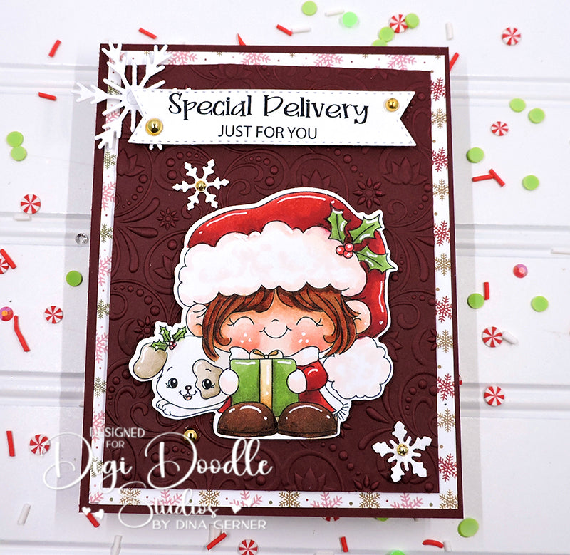 Juniper Joy Christmas Digi Stamp