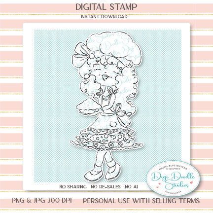 Chef Cinnamon Digi Stamp