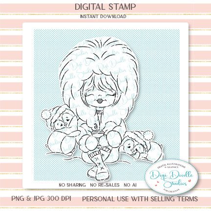 Chenoa n' Friends Digi Stamp