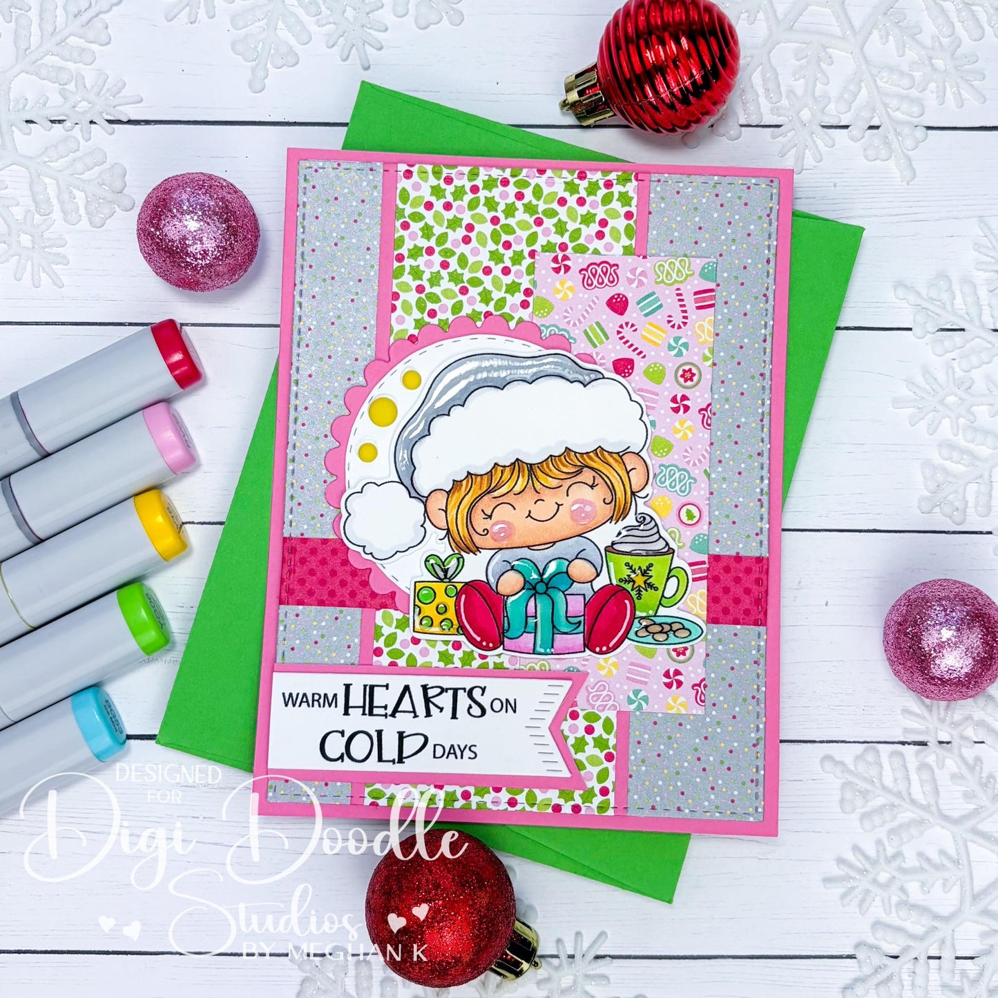 Cozy Coco Christmas Digi Stamp