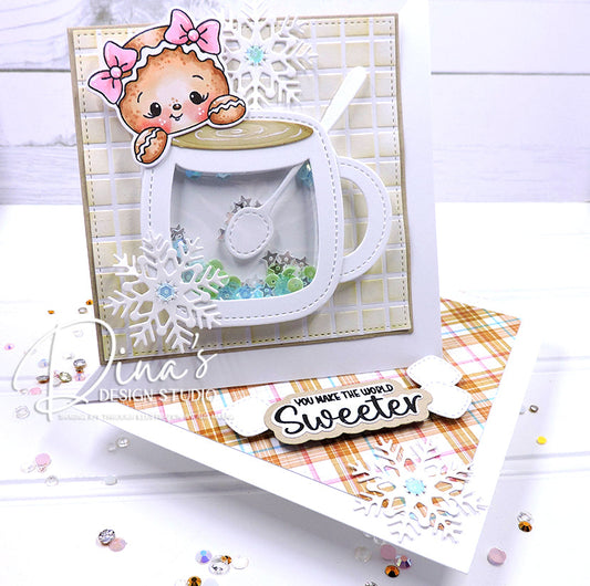 Gingerbread Mug Love Stamp Set