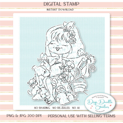 For The Love of Dawn Digi Stamp