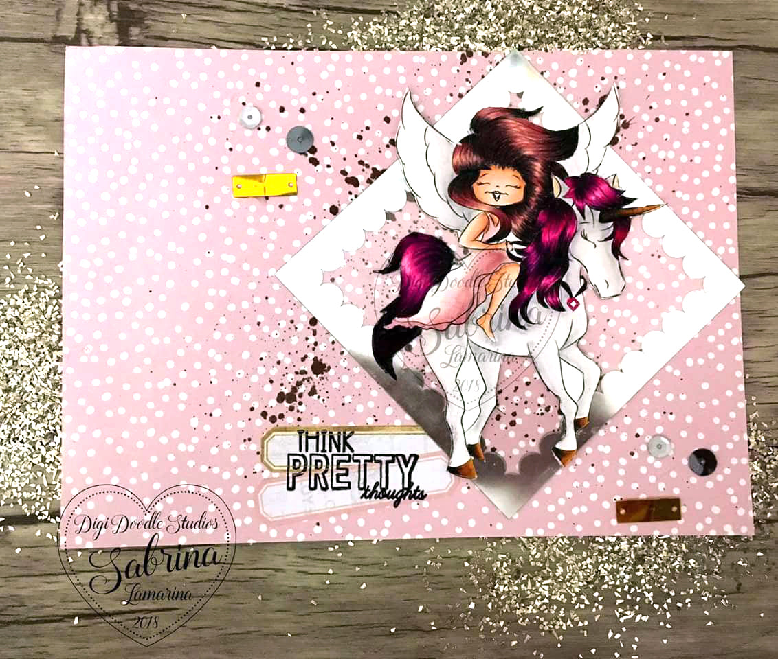 Eden Light Fairy Digi Stamp
