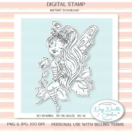 Fairy Alalia Digi Stamp