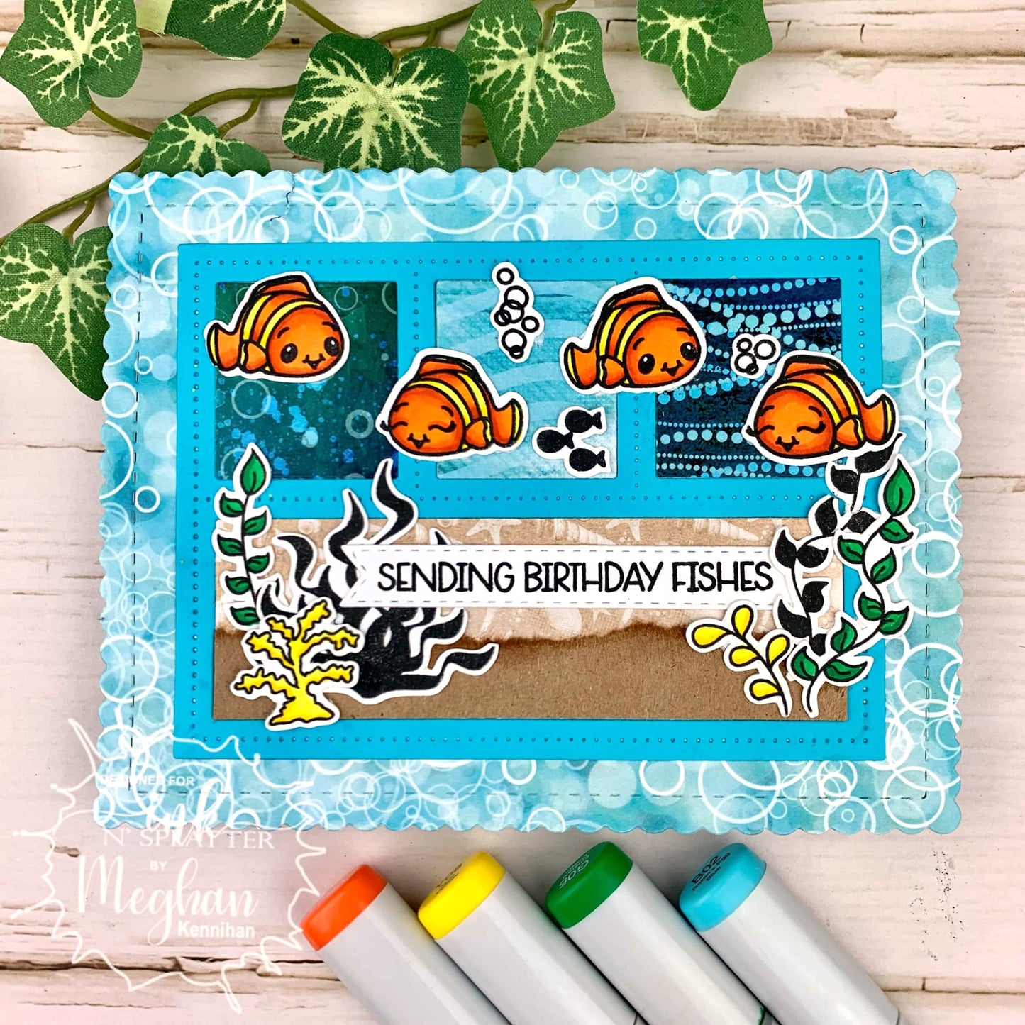 O-Fish-Ally Fin-Tastic Stamp Set