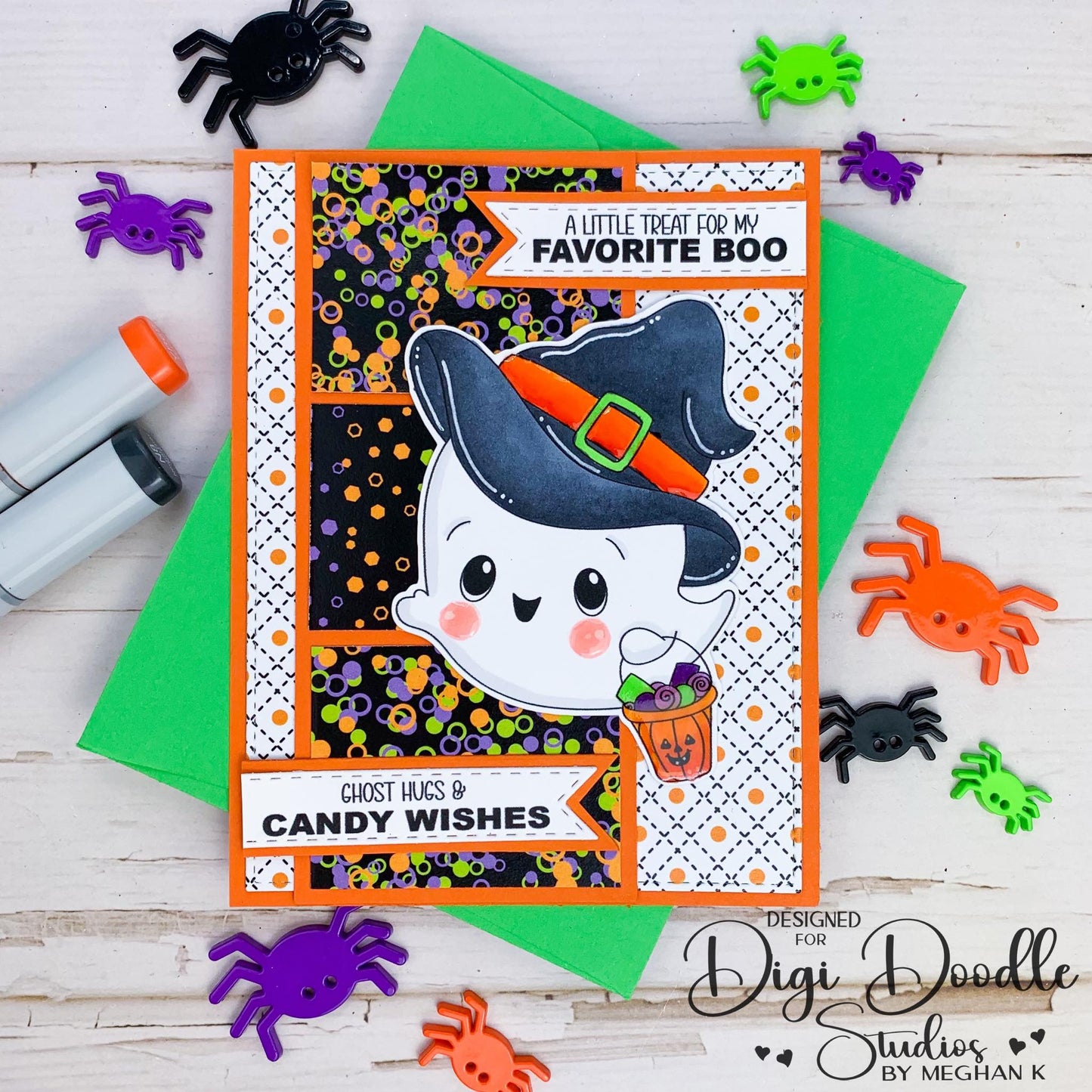 Gentle Ghostly Gus Digi Stamp