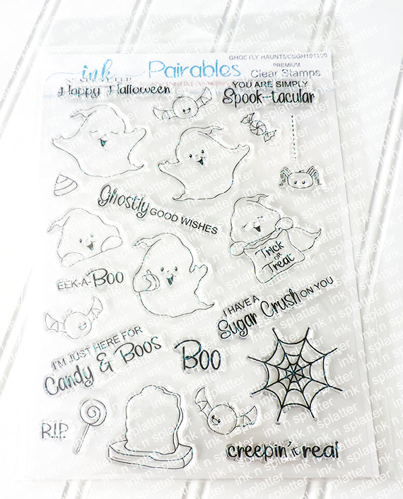 Ghostly Haunts Pairables Stamp Set