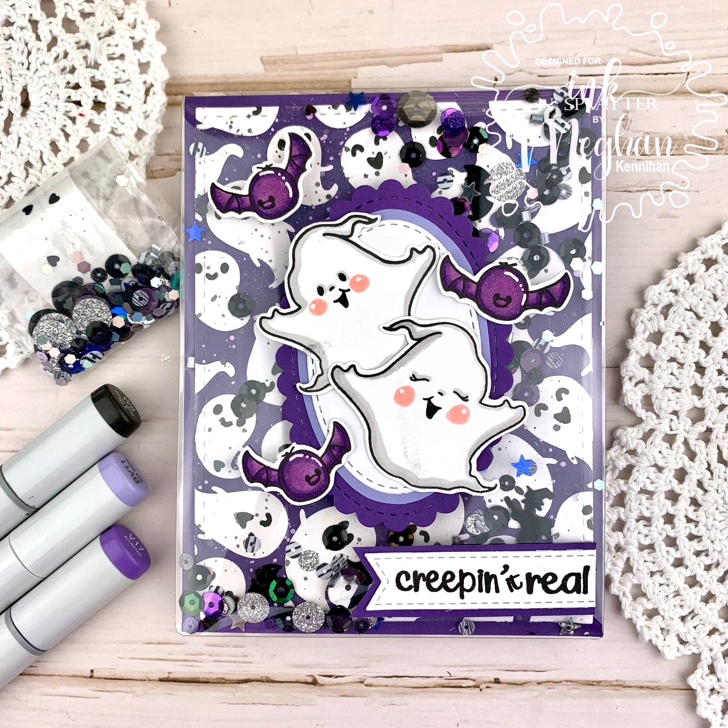 Ghostly Haunts Pairables Stamp Set