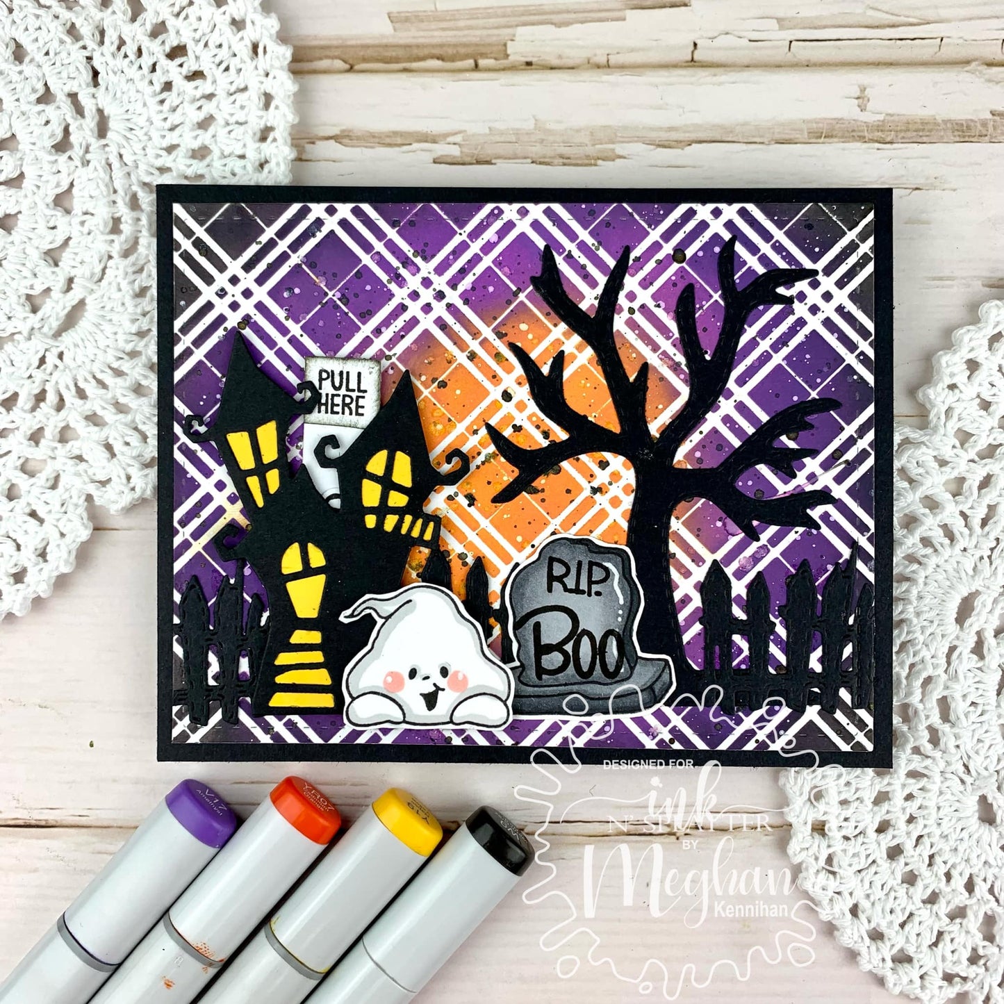 Ghostly Haunts Pairables Stamp Set