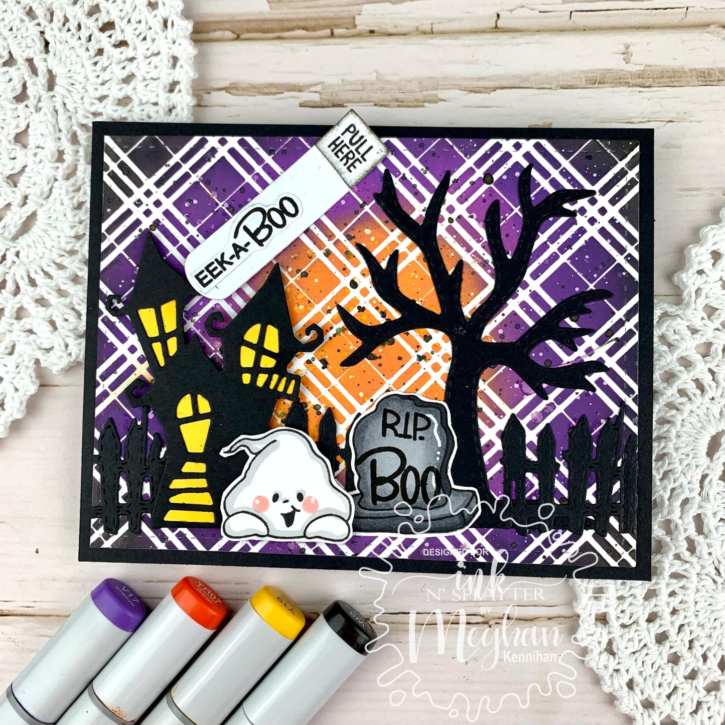 Ghostly Haunts Pairables Stamp Set