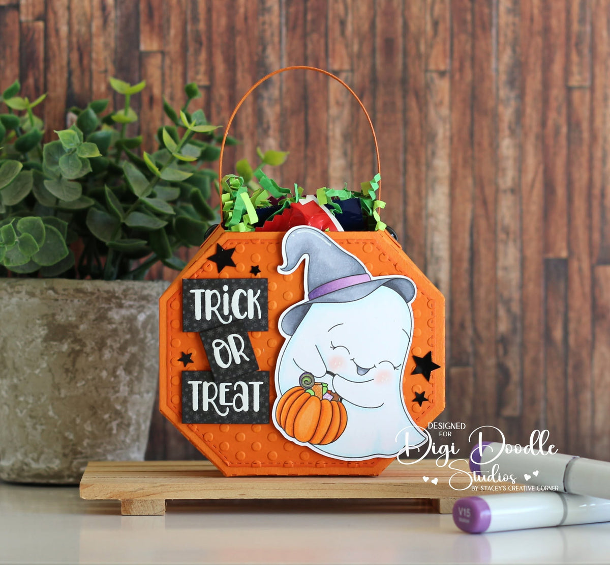 Ghostly Dilly Friendly Halloween Ghost