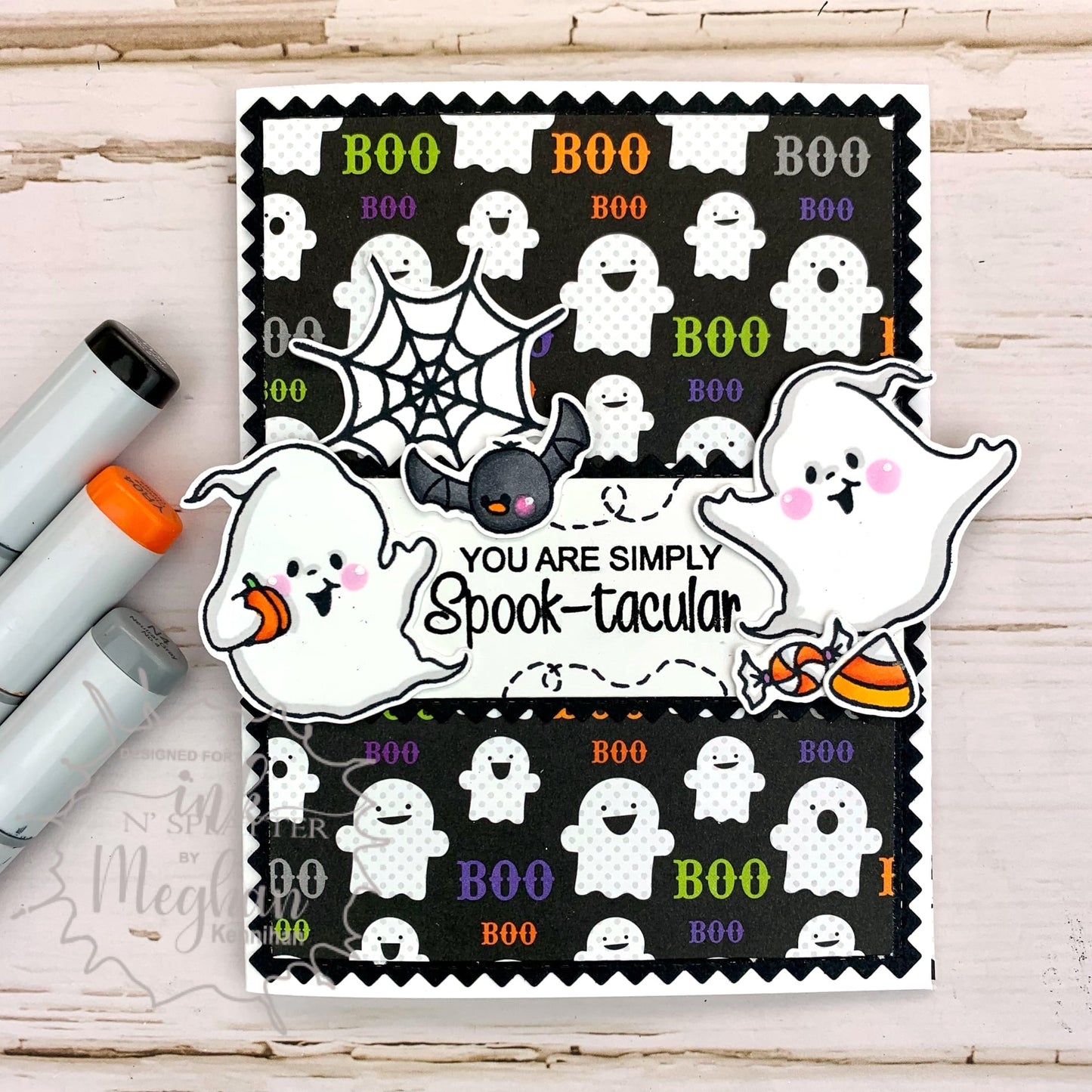 Ghostly Haunts Pairables Stamp Set