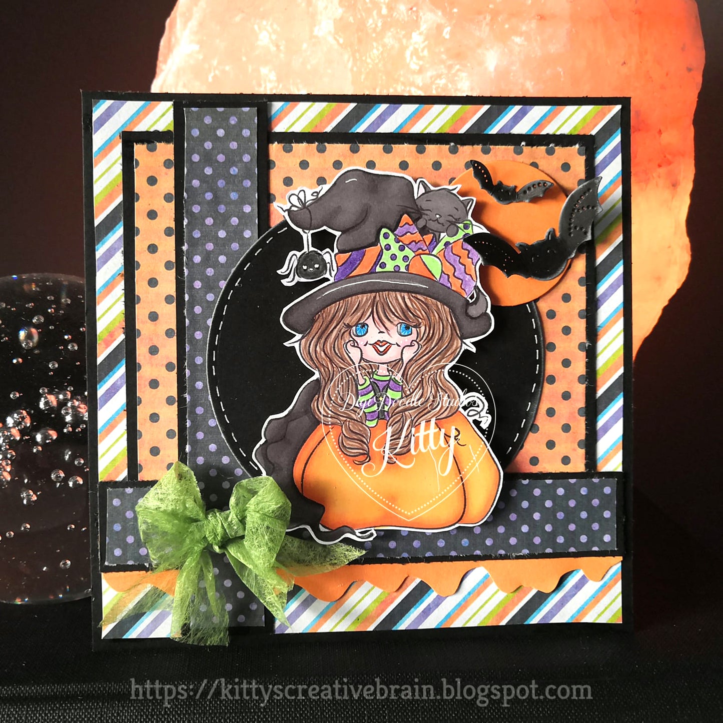 Ginevra Halloween Witch Digi Stamp