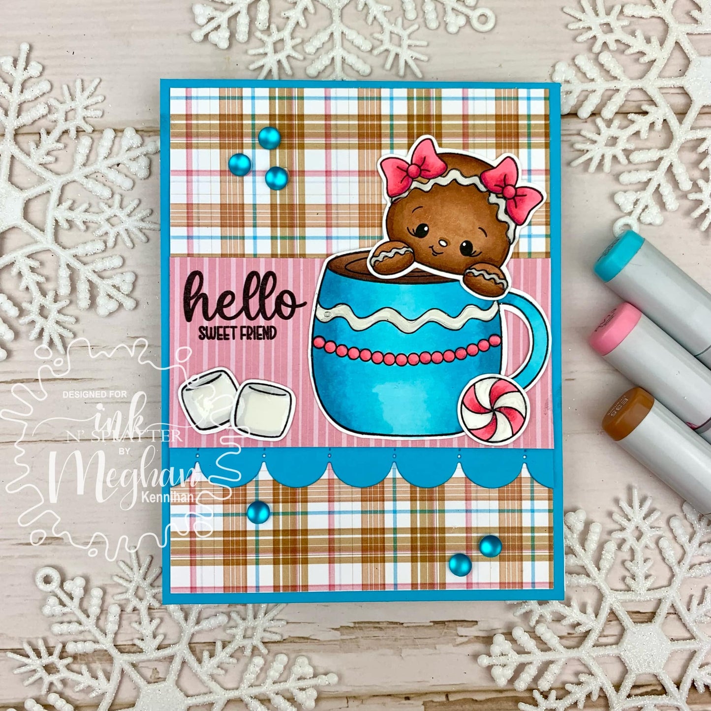 Gingerbread Mug Love Stamp Set
