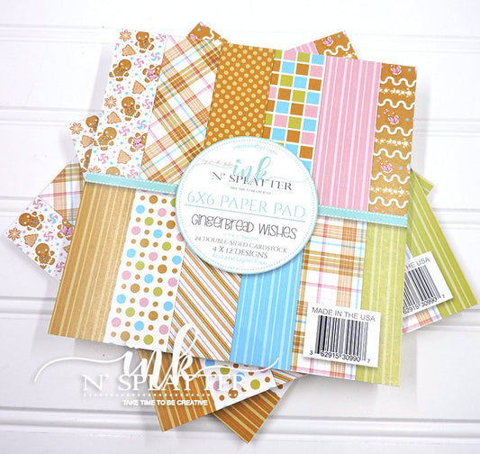 Gingerbread Wishes 6x6 Pattern Paper Pad