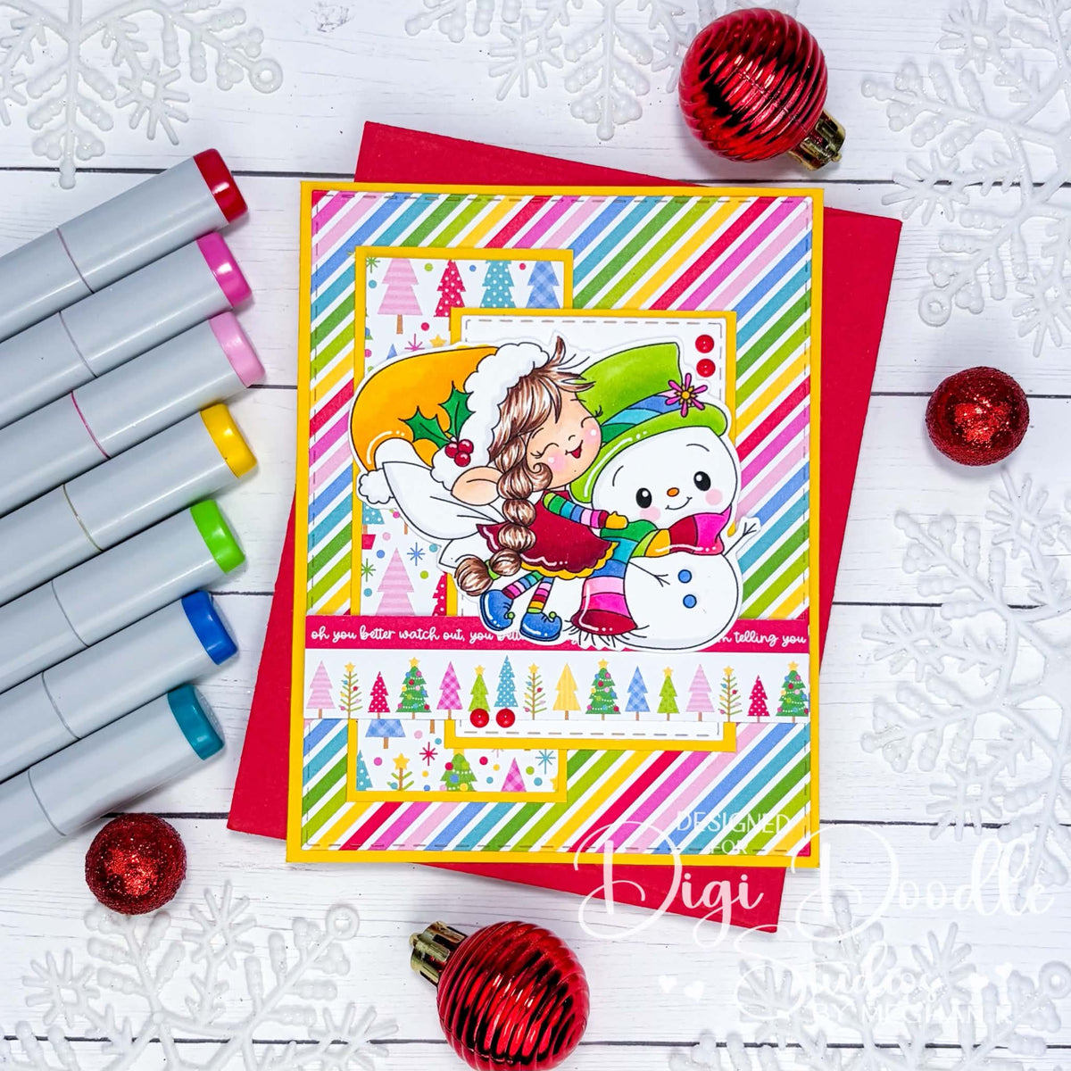 Glacia Snowhisper Fairy Elf Digi Stamp