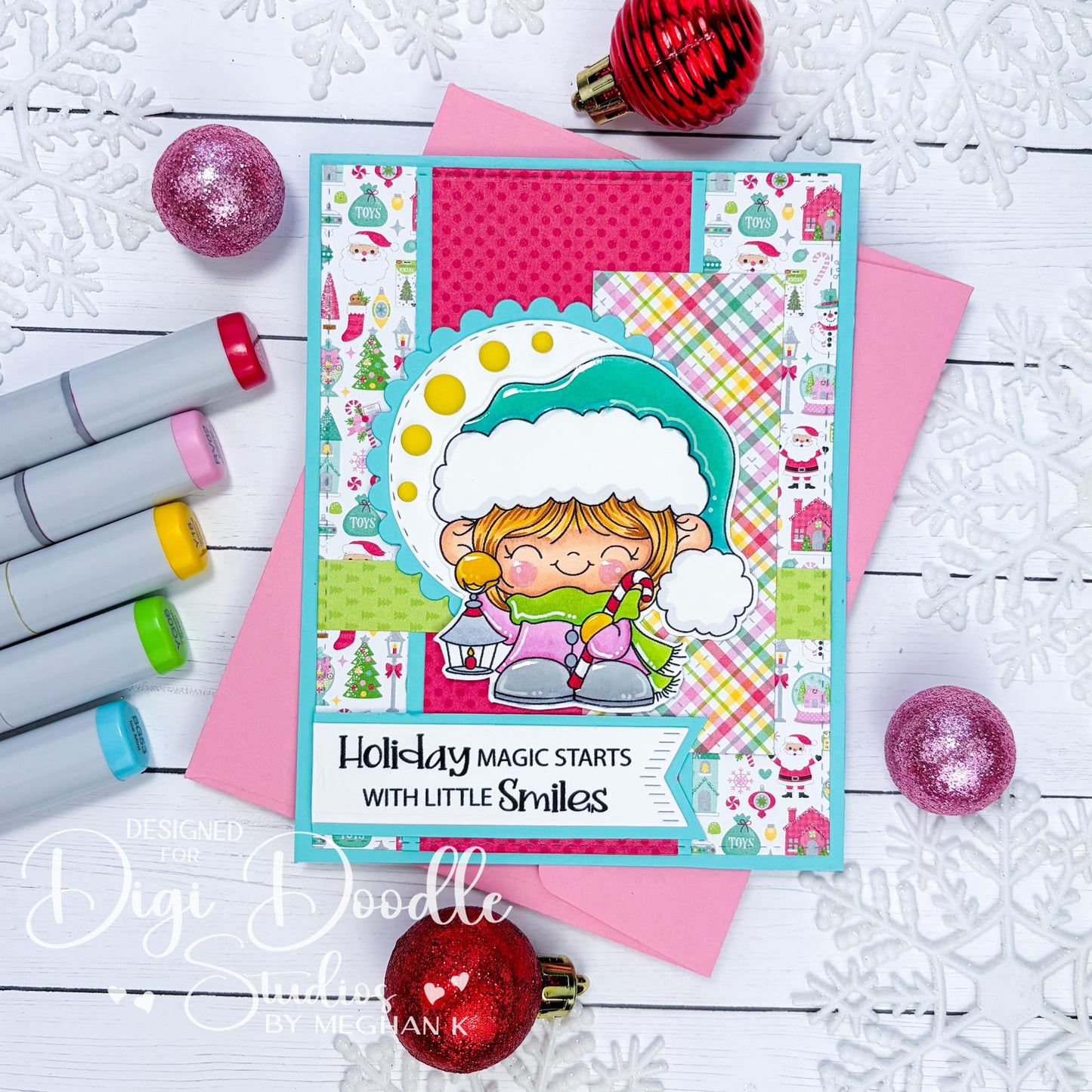 Jingle Jay Christmas Digi Stamp