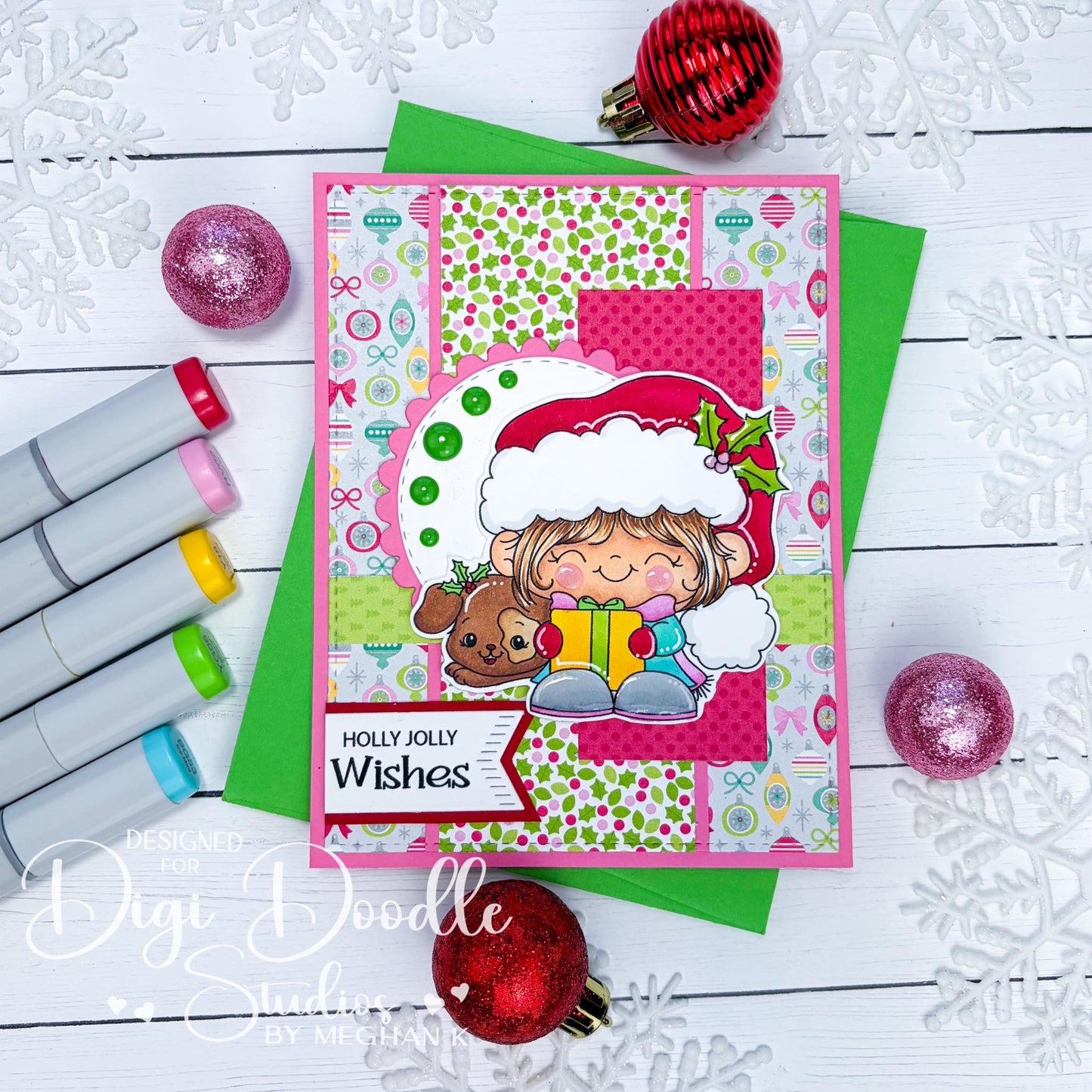 Juniper Joy Christmas Digi Stamp