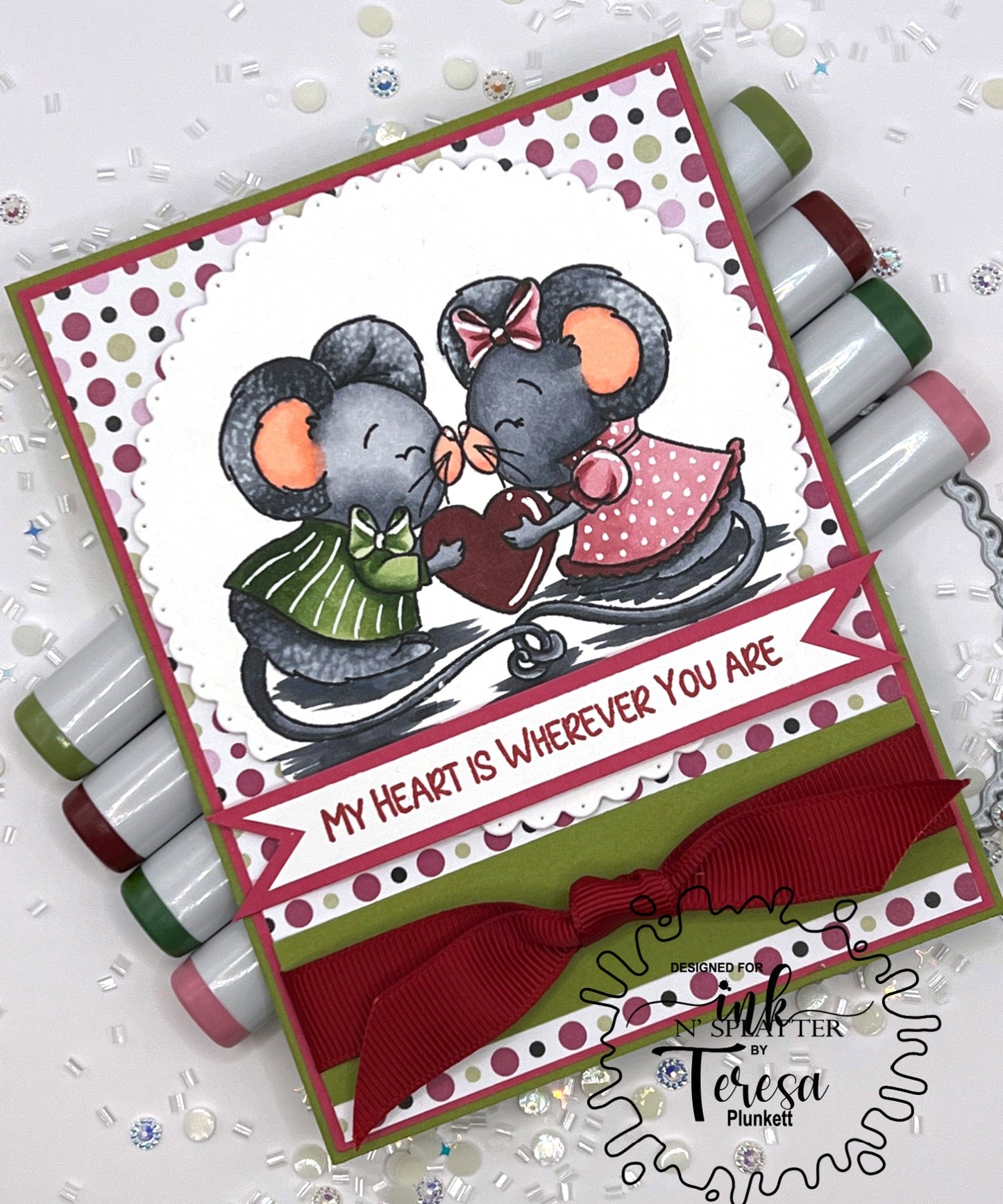 Kissing Mice Stamp Set