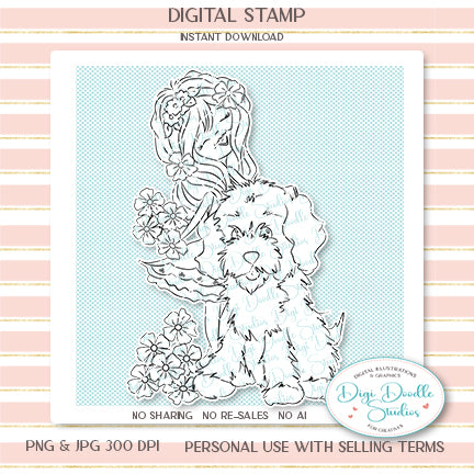 Lea & Dodi Digi Stamp