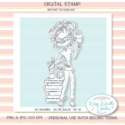 Lisa J At Play Digi Stamp