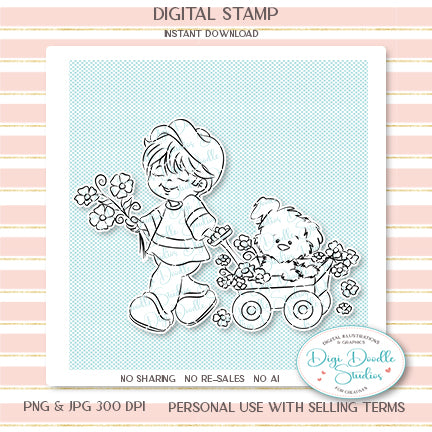 Lonnie's In Love Digi Stamp