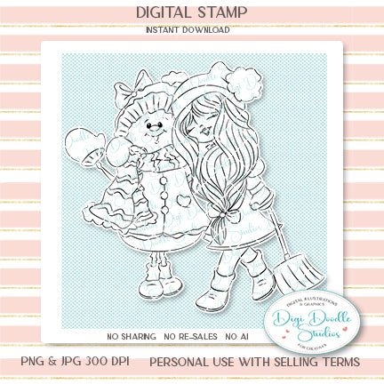 Lucia & Icelyn Digi Stamp