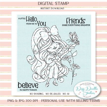 Magnolia Rae Digi Stamp