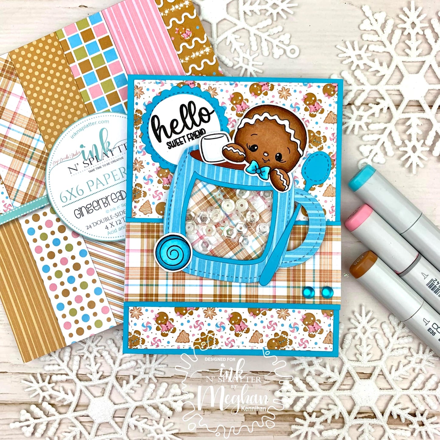 Gingerbread Mug Love Stamp Set