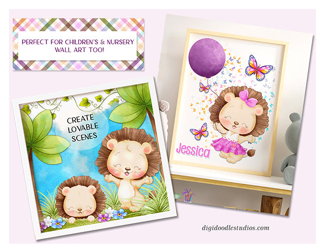 Lion Hearted Digital Illustration Collection