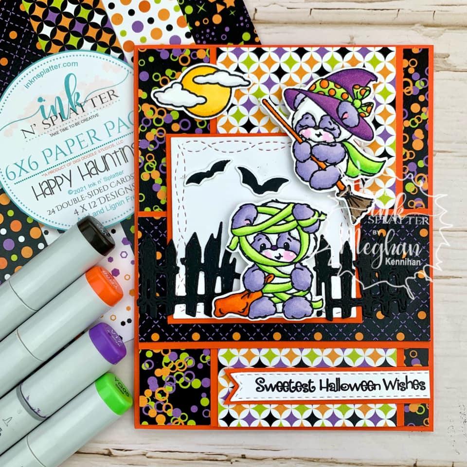 Halloween Pandas Die Set