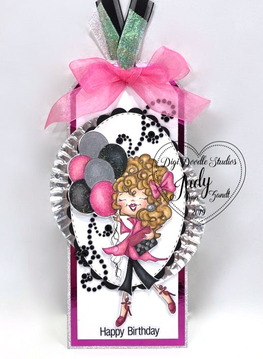 Penelope Party Girl Dig Stamp