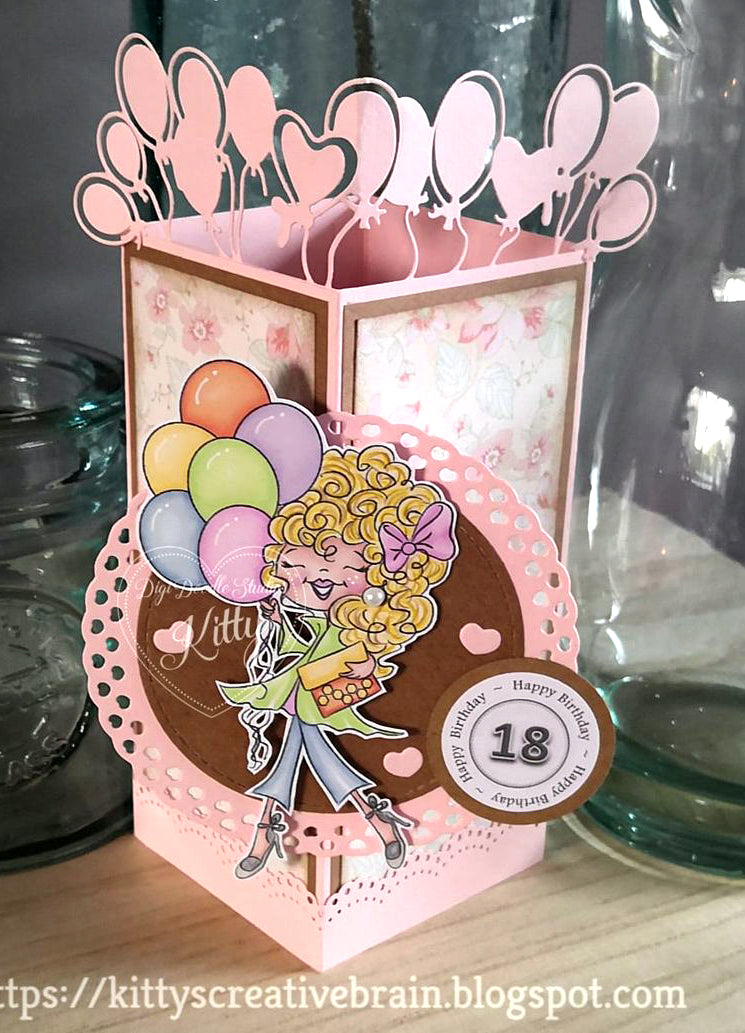 Penelope Party Girl Dig Stamp