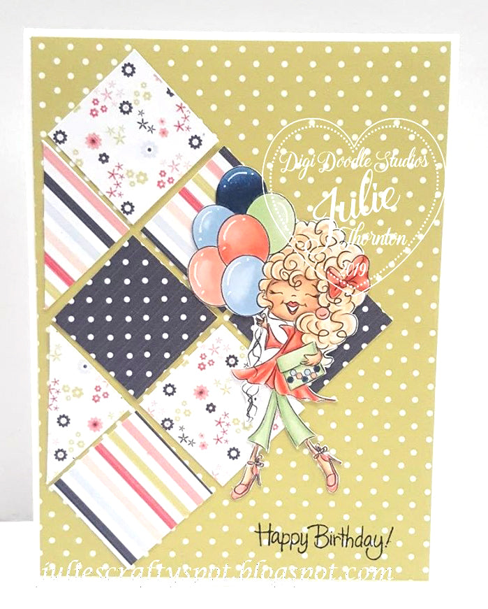 Penelope Party Girl Dig Stamp