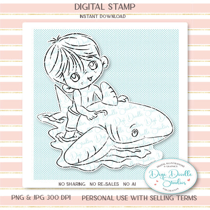 Petey Digi Stamp