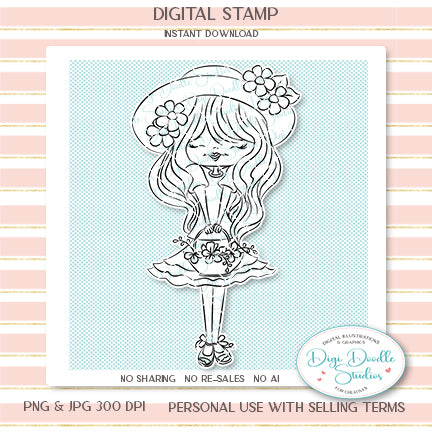 Primrose Digi Stamp