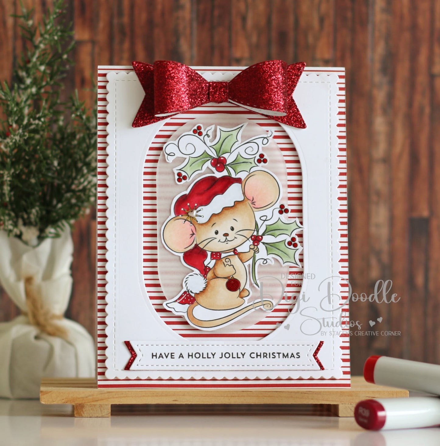 Rattata's Mistletoe Digi Stamp