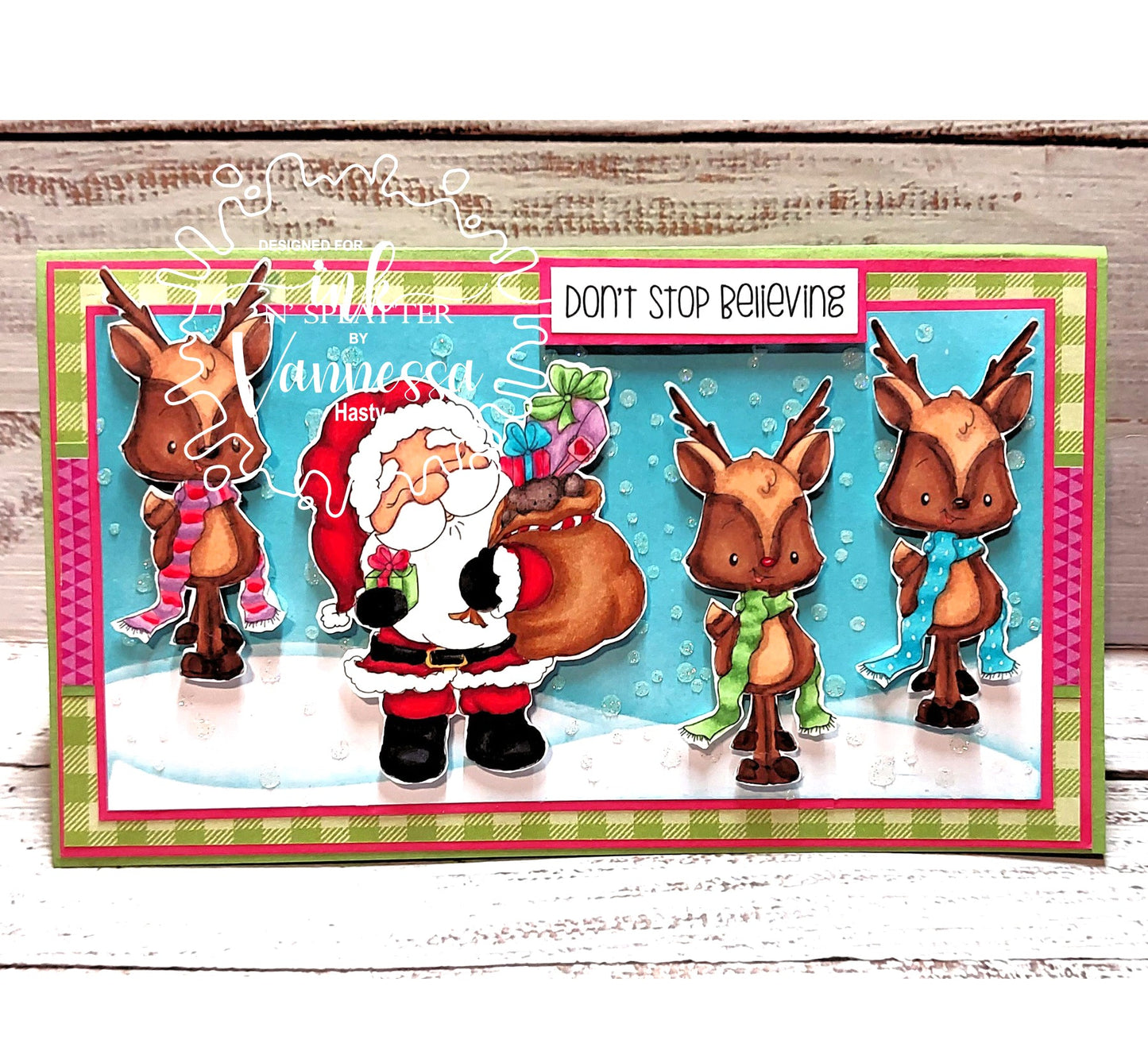 Jolly Santas Stamp Set