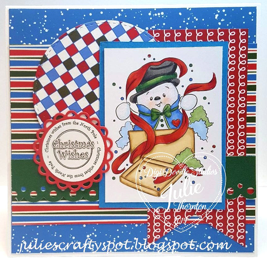 Snowman Surprise Digi Stamps
