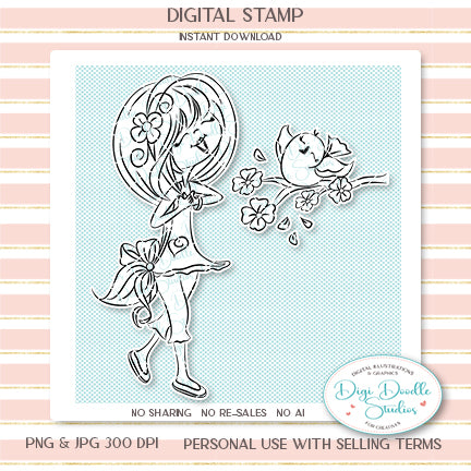 Sophia Sings Dig Stamp