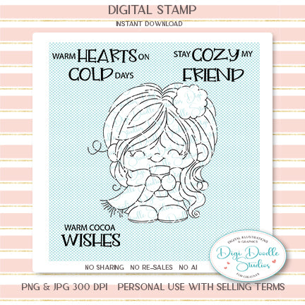 Sophie Mae Christmas Digi Stamp