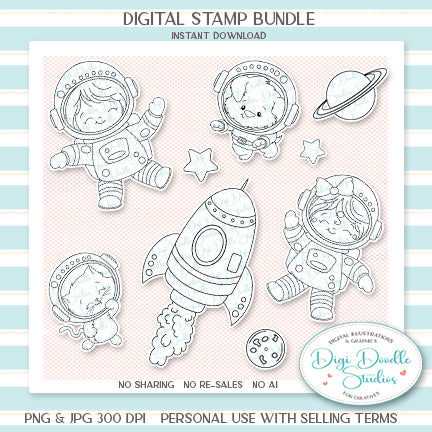 Space Odyssey Digi Stamp Bundle