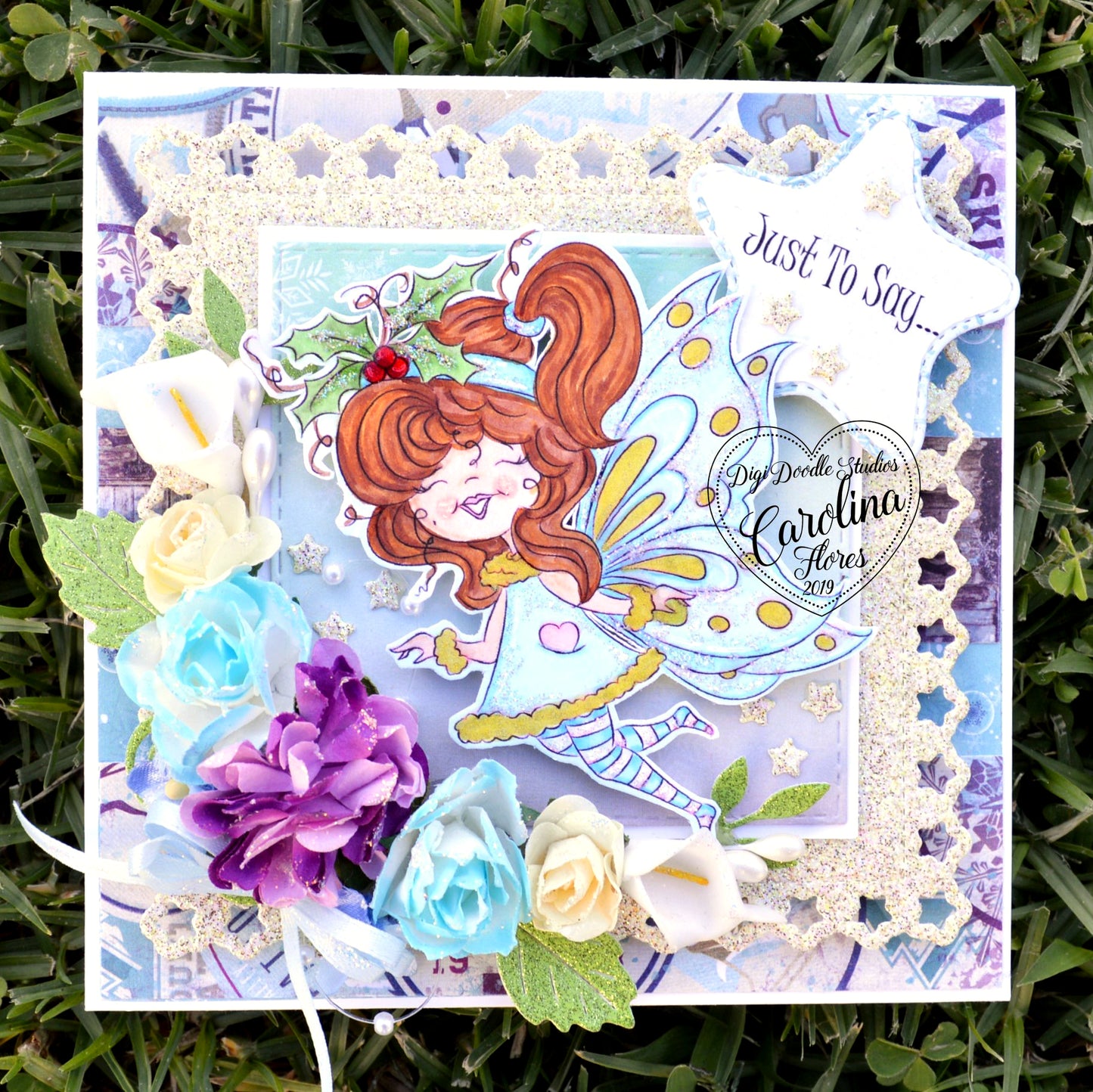 Starling Moonglow Fairy Digi Stamp