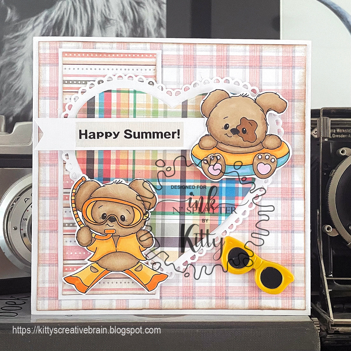 Sporty Summer Pups Stamp Set