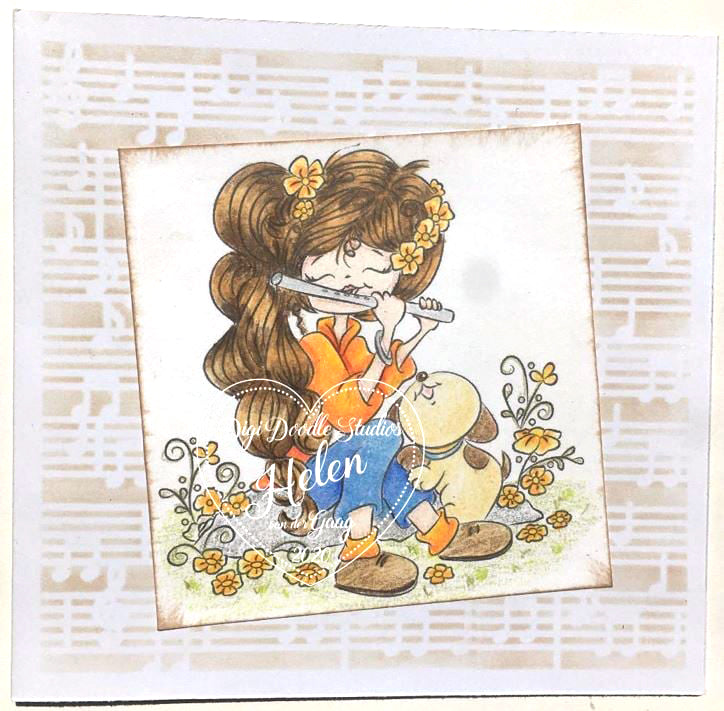 Sweet Melody Digi Stamp