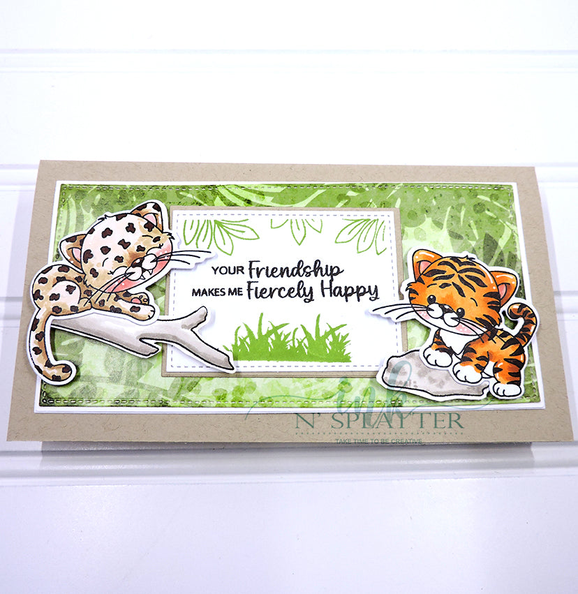 Jungle Greenery Stamp Set